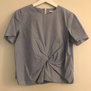 COS Striped twist shirt